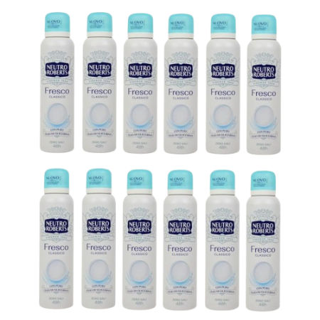 Neutro Roberts Fresco Deodorant Spray Extra Frisch 12 x 150ml