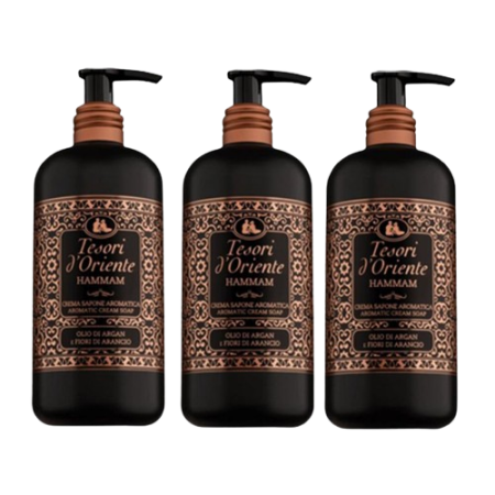 Tesori d’Oriente Flüssighandseife Aromatische Hammam 3x300ml