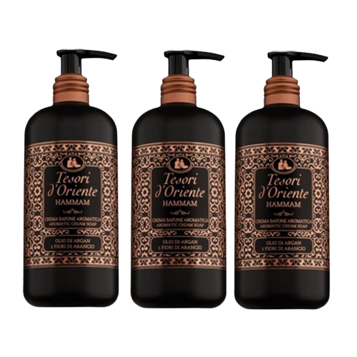 Tesori d’Oriente Flüssighandseife Aromatische Hammam 3x300ml