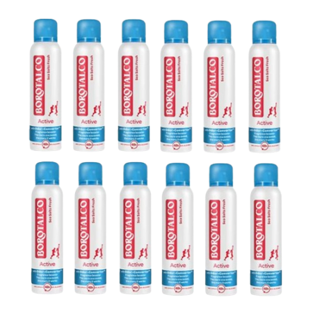 Borotalco Roberts Activen Sali Marini Deodorant Spray 12 x 150ml