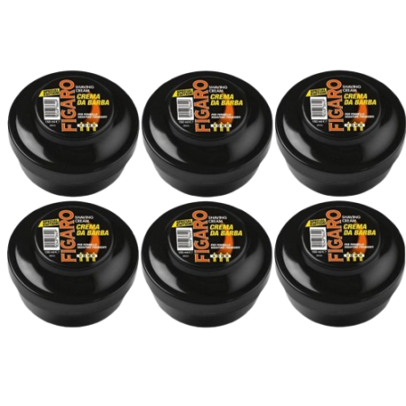 Figaro Rasiercreme Uomo Special Edition Noir 6x150ml