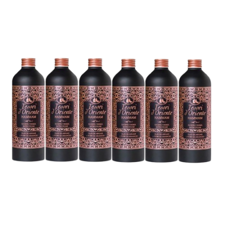 TESORI D´ORIENTE HAMMAM Arganöl & Orangenblüten Badeschaum 6x500ml