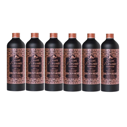 TESORI D´ORIENTE HAMMAM Arganöl & Orangenblüten Badeschaum 6x500ml