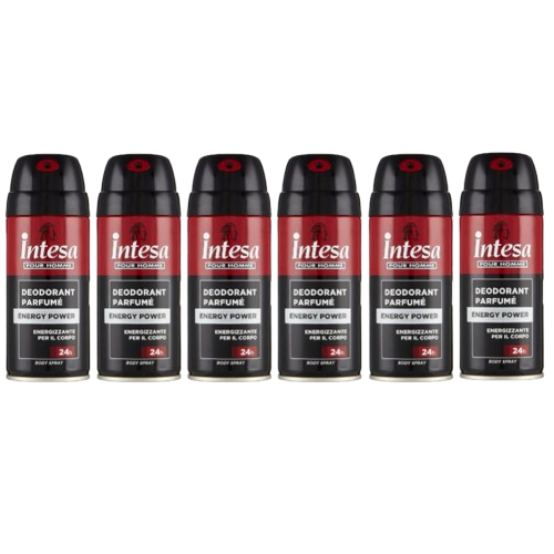 Intesa pour Homme Deospray – Energy Power 6x150ml