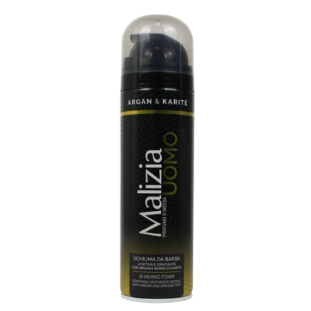Malizia Uomo GOLD Argan und Karite Rasierschaum 300ml