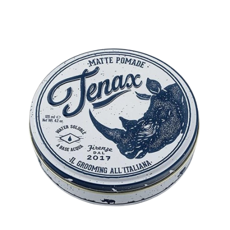 Tenax Matte Pomade - fester Halt, natürlicher Look wasserbasiert 125ml