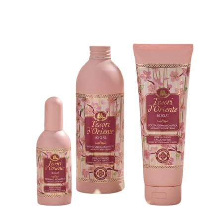 Tesori d’Oriente Ikigai PFLEGESET 3-TEILIG Duschgel, Badeschaum, Edt
