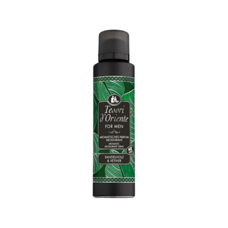 Tesori d'Oriente Deodorant Spray for Men Sandelholz & Vetiver 150ml