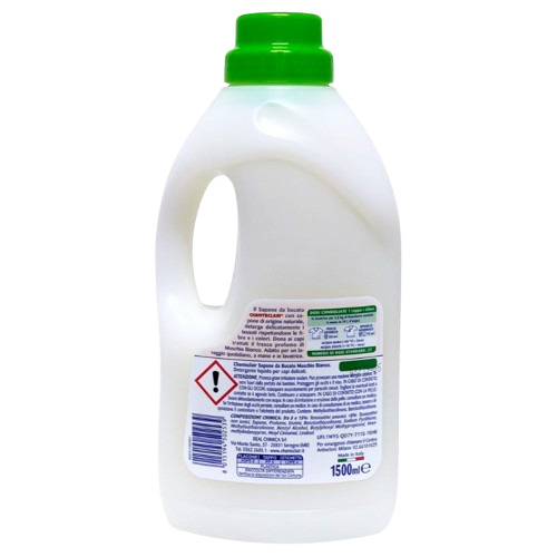 Chanteclair Sapone da Bucato Muschio Bianco Waschmittel 1500ml für 27 Waschgänge – Bild 2