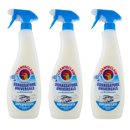 Chante Clair Bicarbonat Sgrassatore Universal Reiniger Fettlöser 3x700 ml