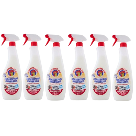 Chante Clair Marsiglia Sgrassatore Universal Reiniger Fettlöser 6 x 700 ml Sprühflaschen