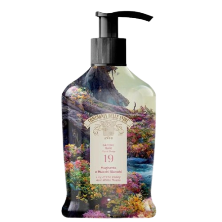 Compagnia delle Indie 19 Mughetto & Muschi Bianchi Flüssigseife 300ml