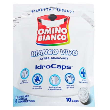 Omino Bianco Vivo Tabs Smacchiatore Tessuti 10 Stück Wäschekapseln