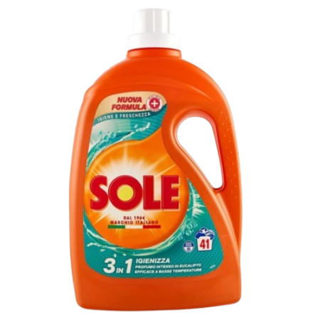 Sole Flüssiges Waschmittel Hygiene und Frische 1845 ml