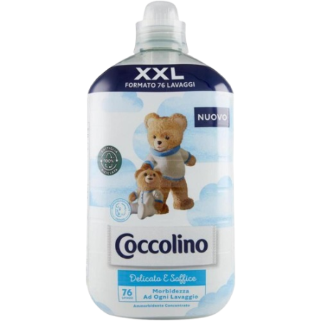 Coccolino Delicate & Soft Cotton Cloud Konzentrierter Weichspüler, 1850 ml