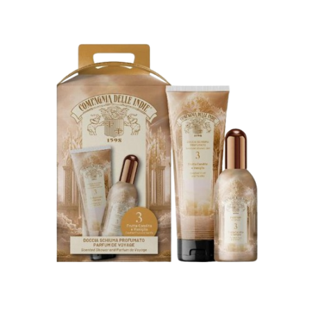 Compagnia delle Indie 3 Geschenkset Kandierte Früchte & Vanille Edt + Duschgel