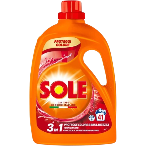 Sole Color Protecting/ Farbschutz Waschmaschinenwaschmittel, 41 Wäschen, 1,845 l