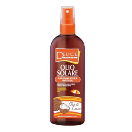 DELICE Sonnenöl Jojobaöl & Kokosöl Tanning Oil mit Vitamin E 150 ml