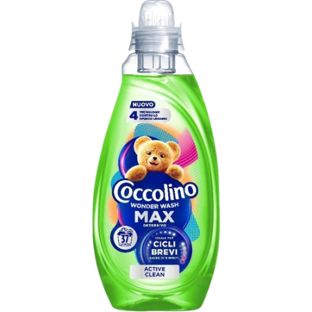 Coccolino Active Clean Weichspüler 1480 ml – Frische für Ihre Wäsche